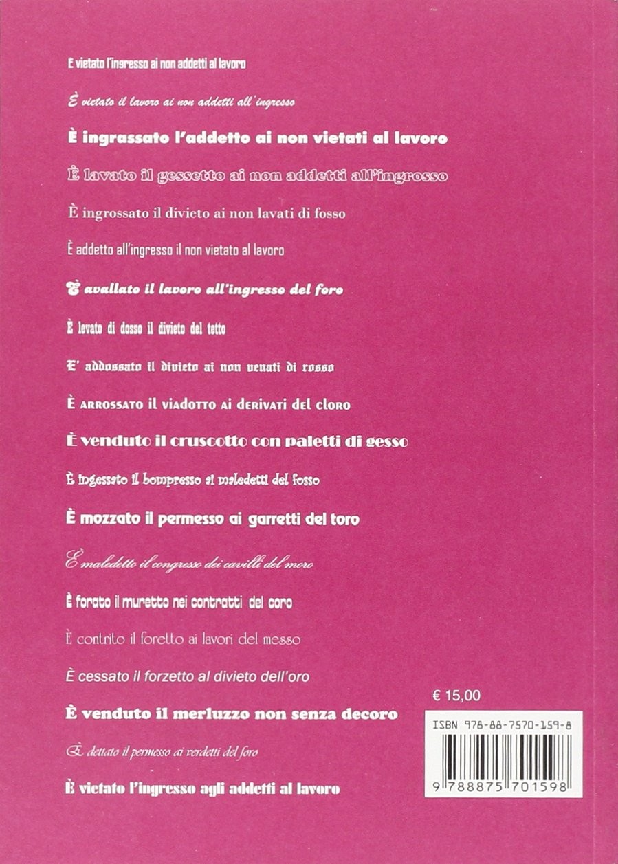 Vietato l'ingresso Agli Addetti al Lavoro by Marco Romanelli