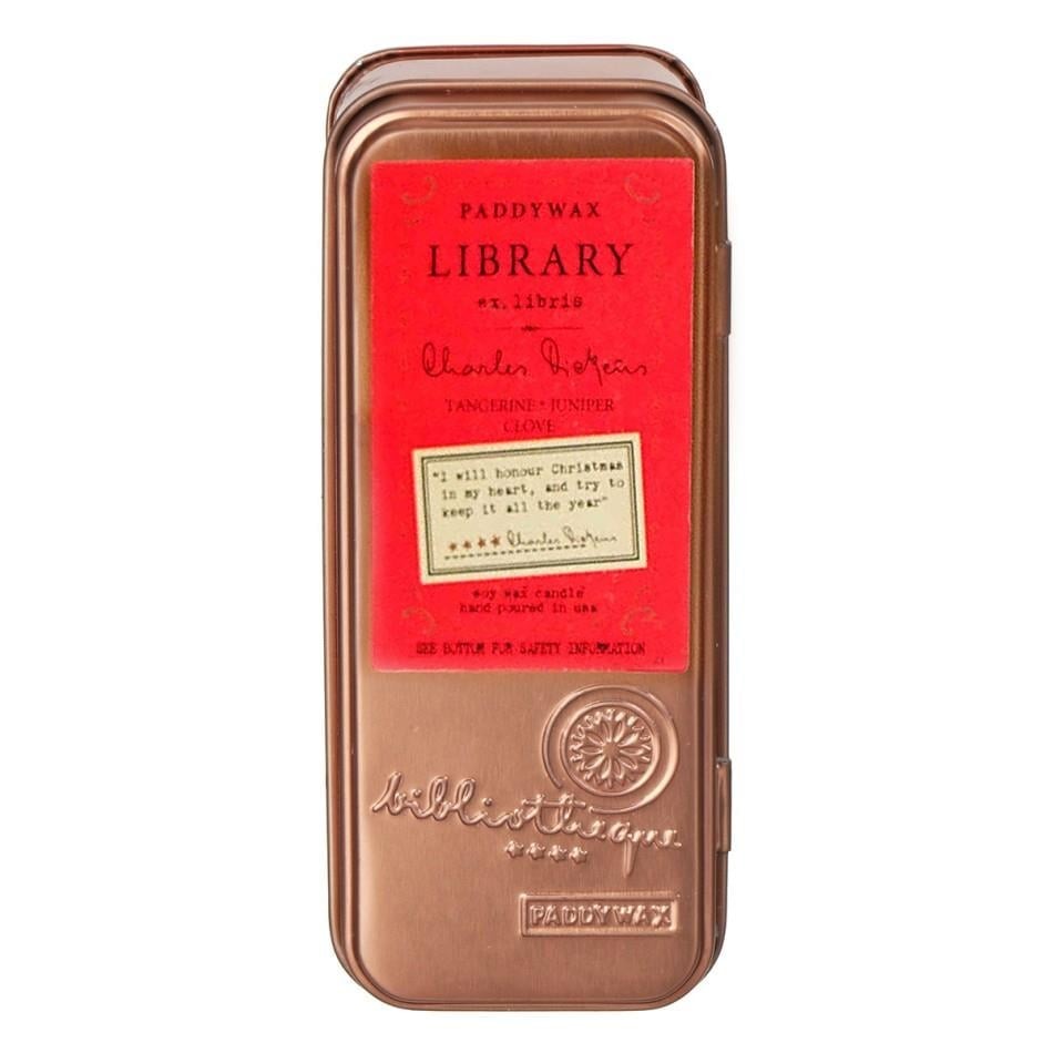 LIBRARY TWO WICK TRAVEL TIN: METAL KUTU MUM CHARLES DICKENS