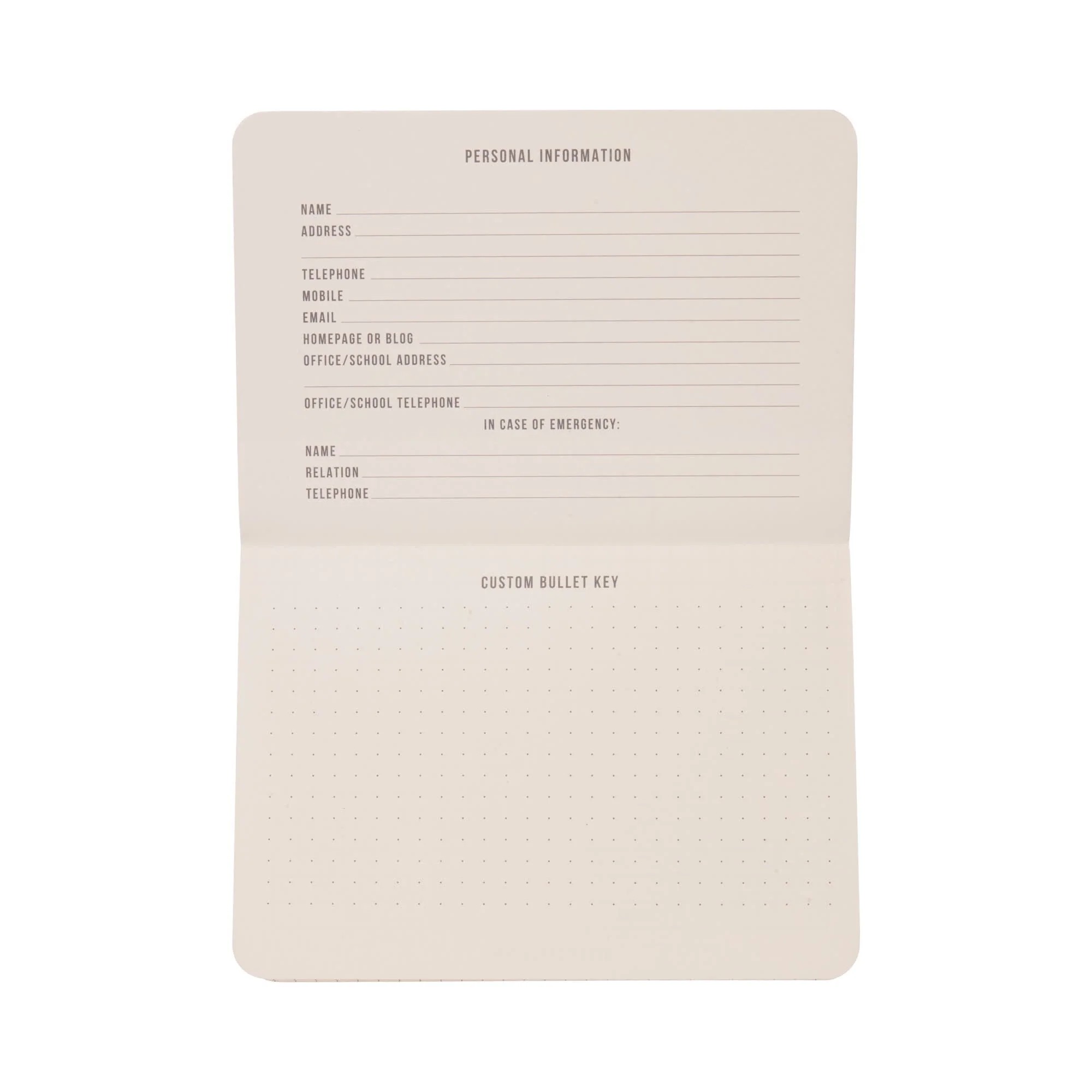 Standard Issue Pocket Journal - Army Green + Chili