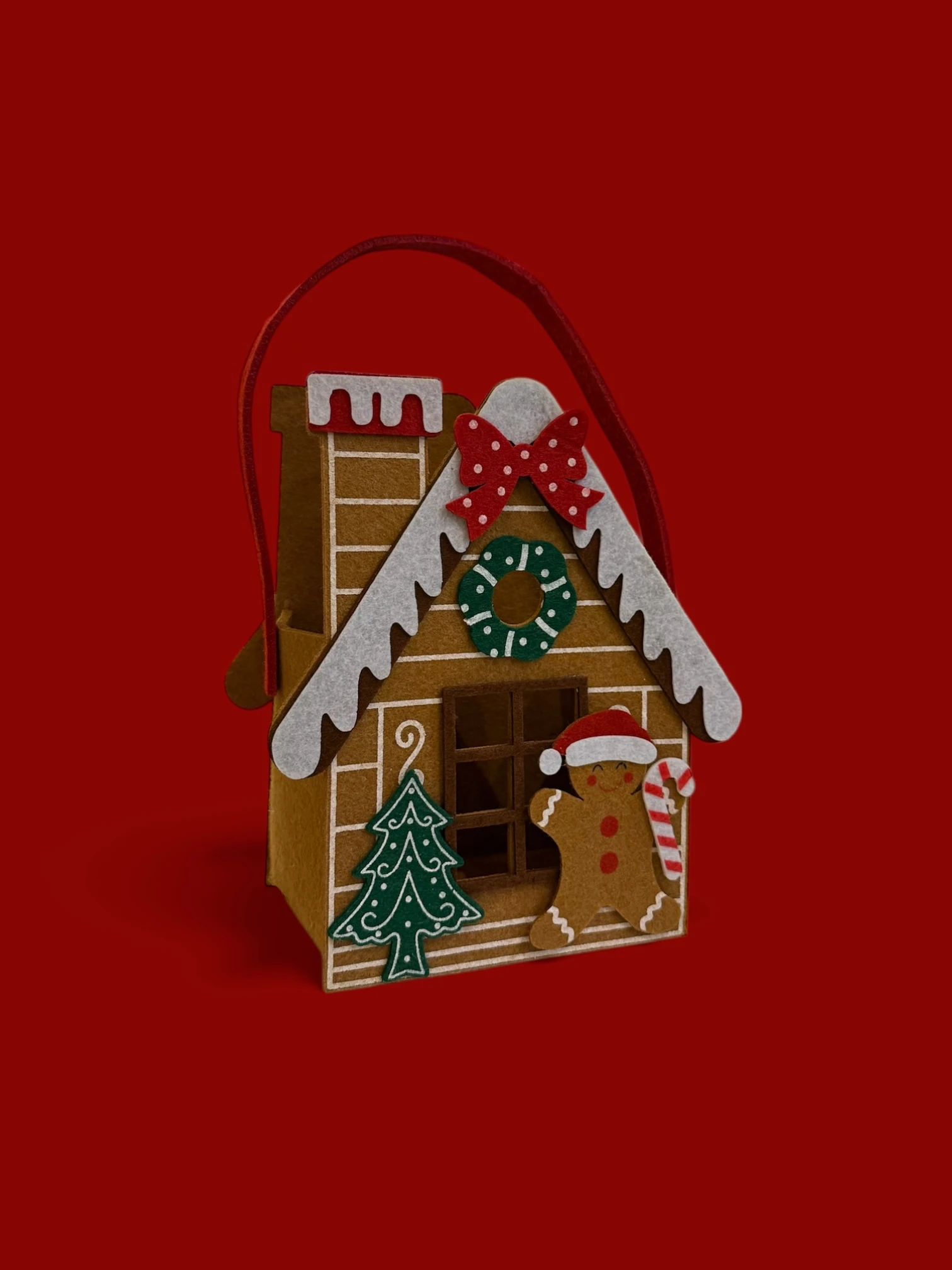 Ginger Bread Boy Felt Bag