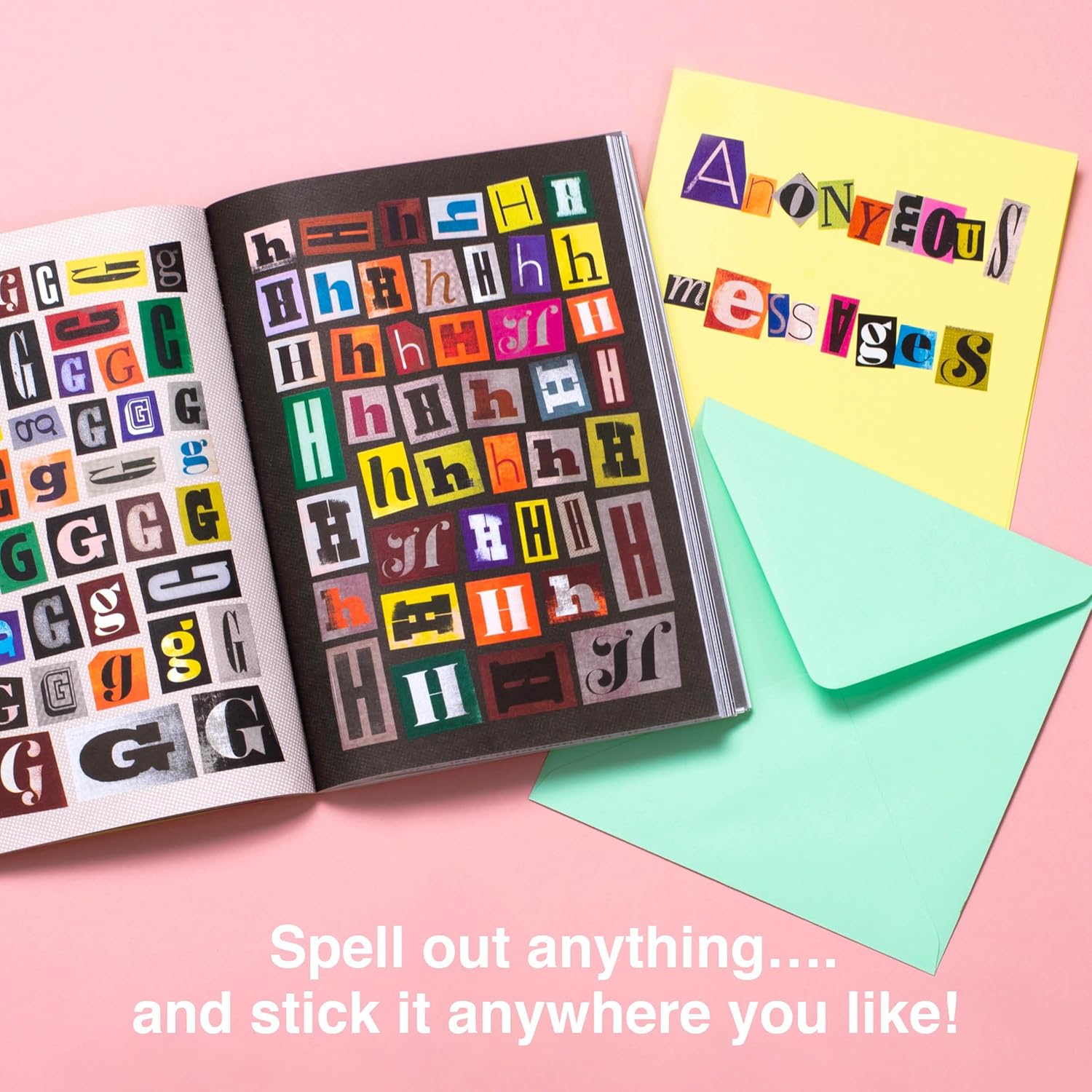 The Ransom Note Sticker Book: Thousands of letters for your anonymous ...