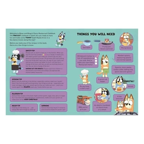 Bluey -Bluey And Bingo S Fancy Restaurant Cookbook