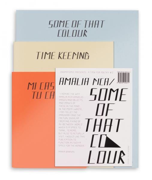 Some of That Colour by Amalia Pica, Felix Weigand & Maria Barnas