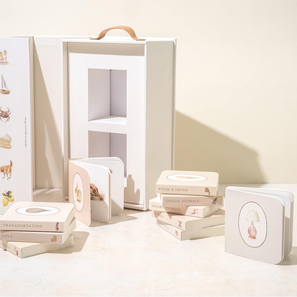  Our Very Little Library Board Book Set: A Foundational Language Vocabulary Board Book Set for Babies