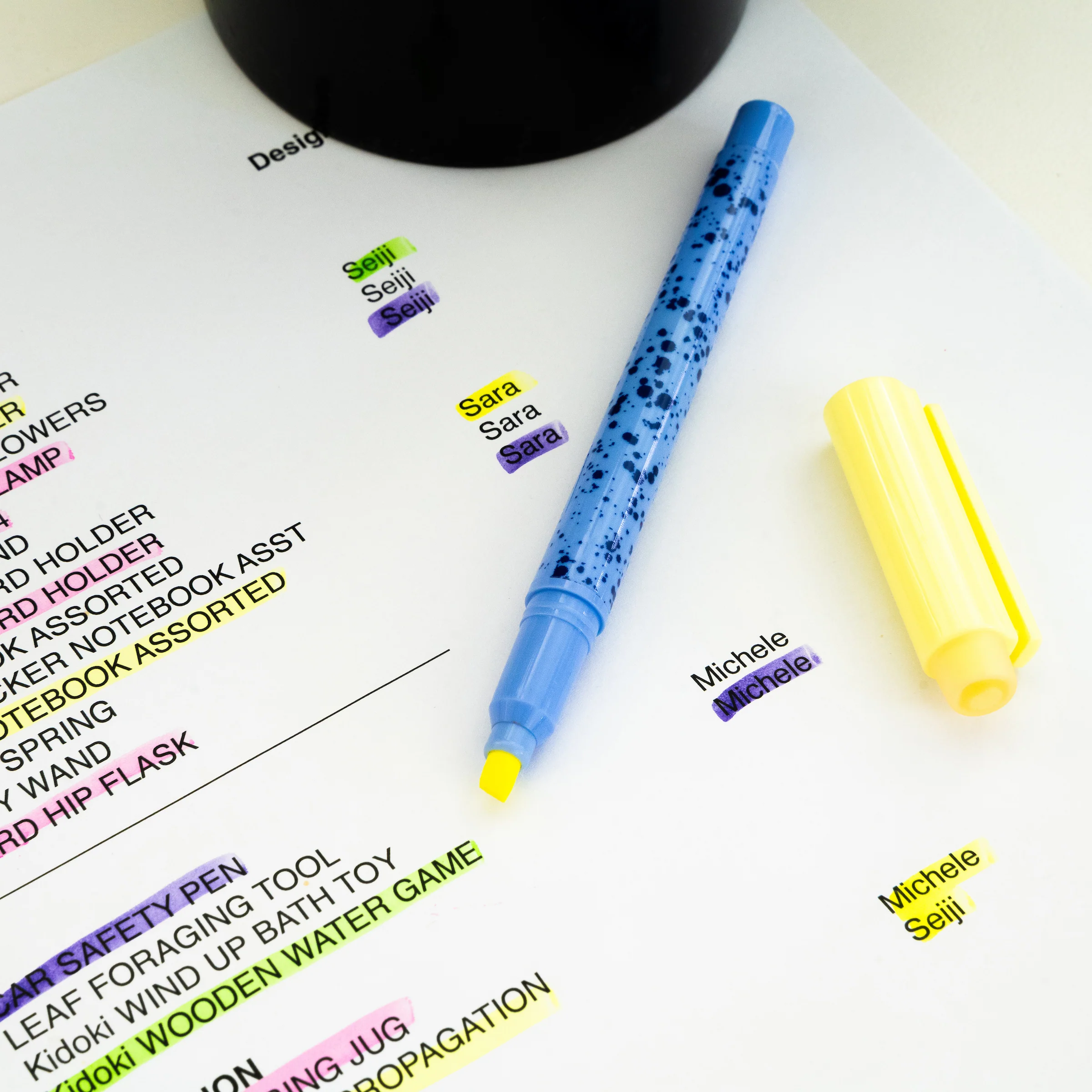 Erasable Highlighters: A set of 4
