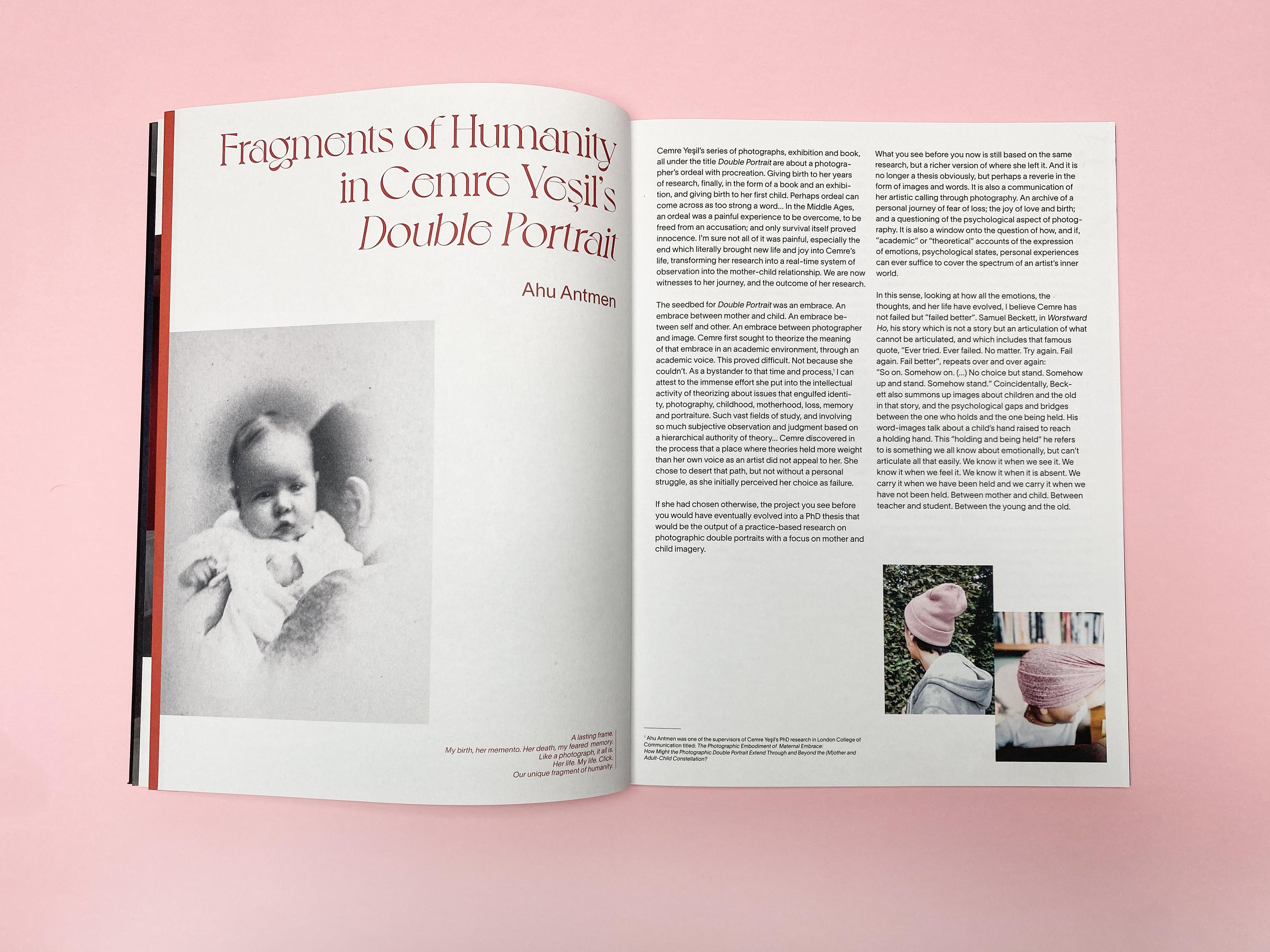 Double Portrait Exhibition Catalogue by Cemre Yeşil & Ahu Antmen
