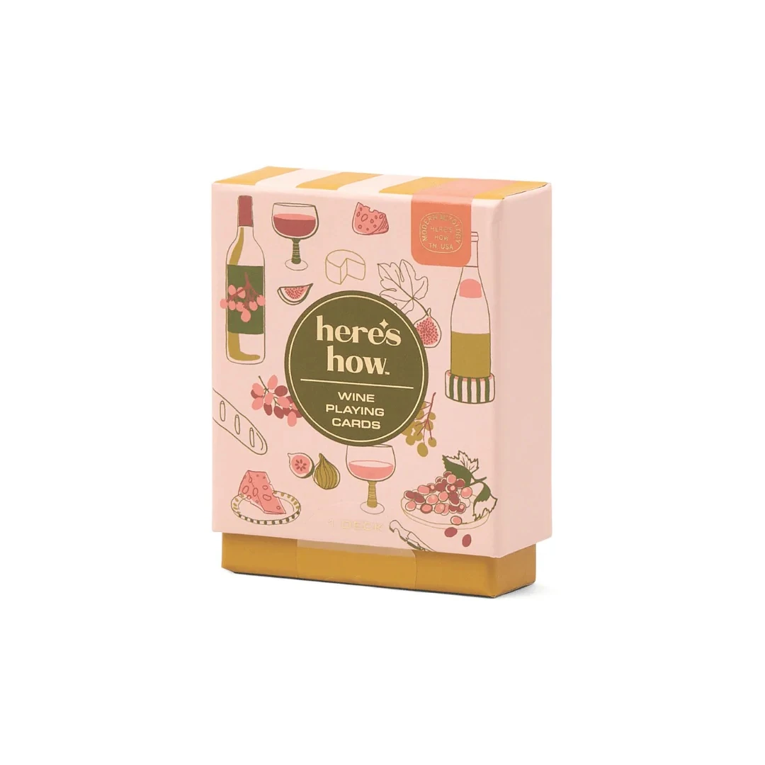 Here's How: Wine Playing Cards