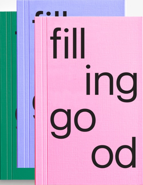 Fill Good Pink Notebook by Julie Joliat