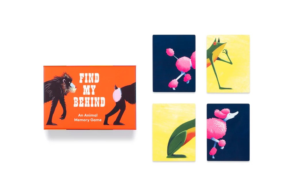 Find My Behind An Animal Memory Game