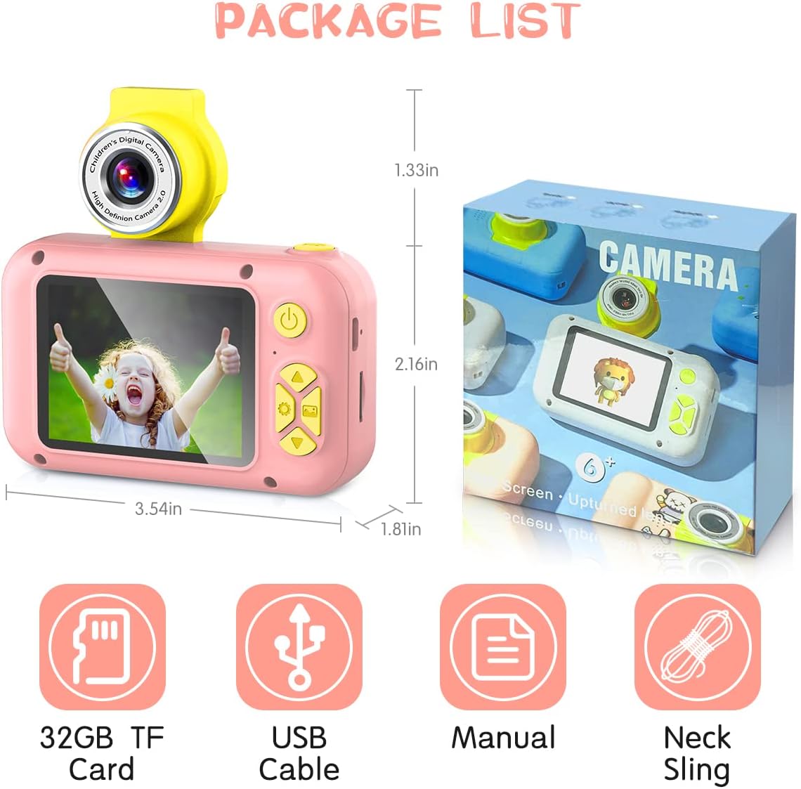 Kids Camera, Toddler Kid Digital Camera