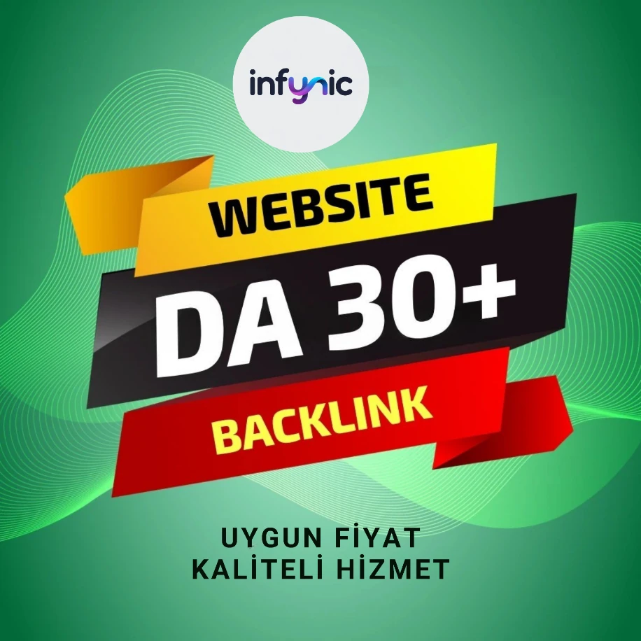 30 Adet DA30+ Backlink