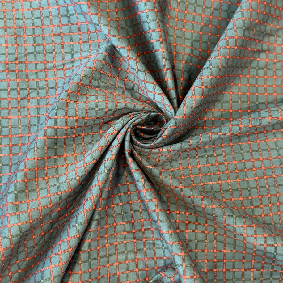 %100 Pamuk Poplin (Mini Ekose)