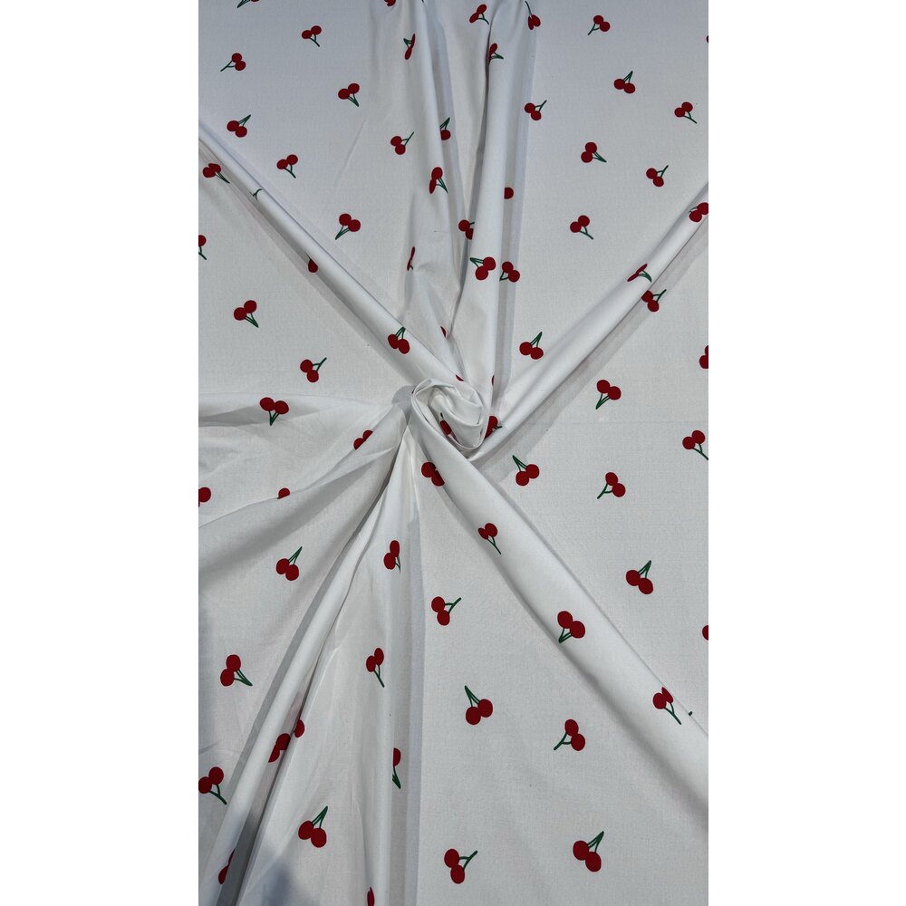 Poplin Kumaş (Kiraz)