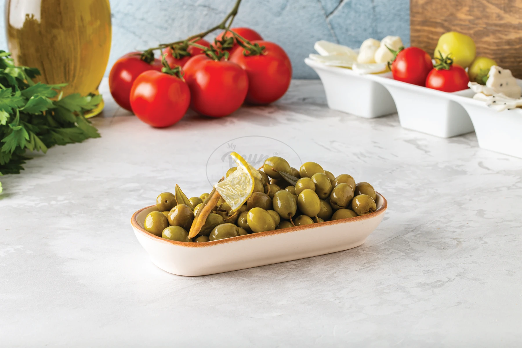 Kırma Yeşil Zeytin ( SALAMURA ) (KG)