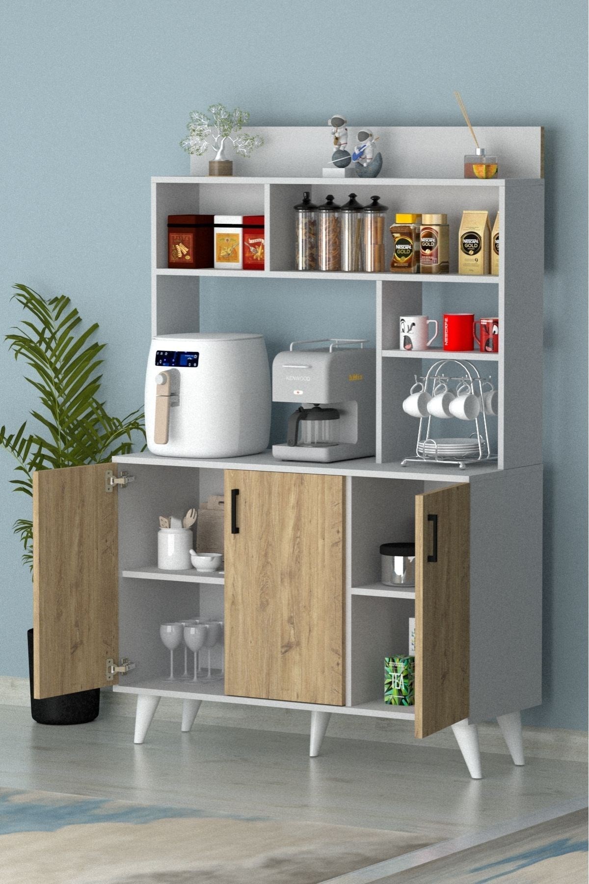 Espresso 3 Kapaklı Kahve Köşesi Çam