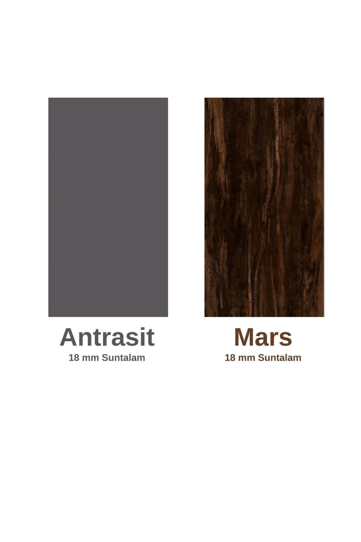 3 Kapaklı Kayar Raflı Ayakkabılık Mars