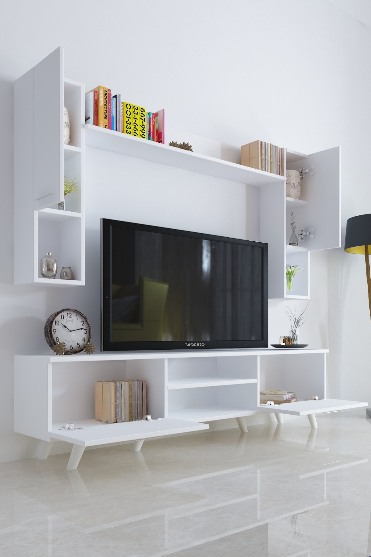 İstanbul Dolaplı Kapaklı Tv Ünitesi