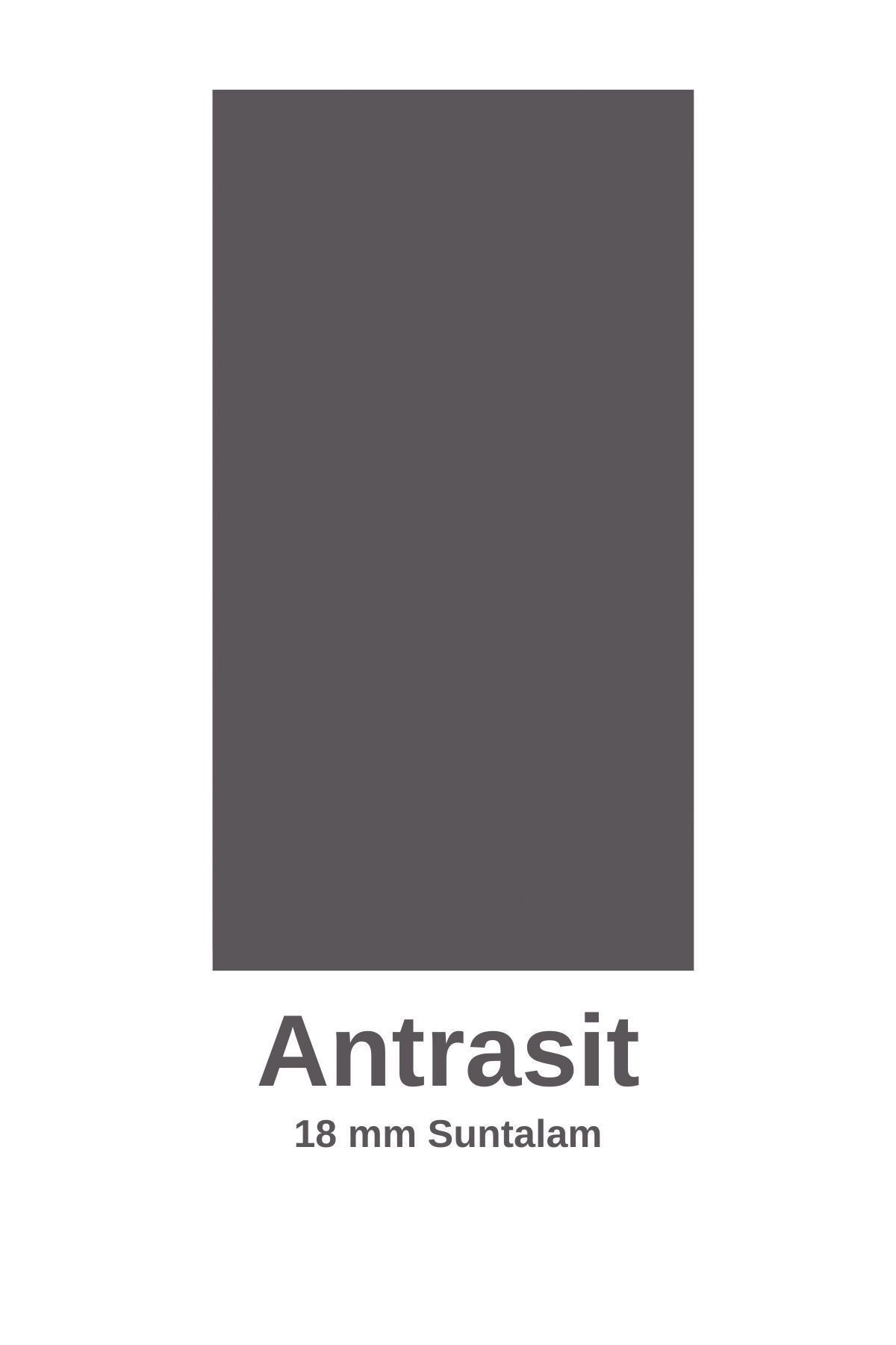 Zero Dekoratif Kitaplık Antrasit