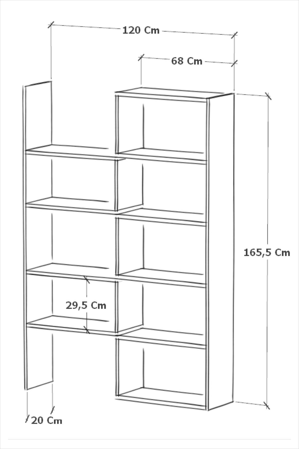 Office Dekoratif Kitaplık