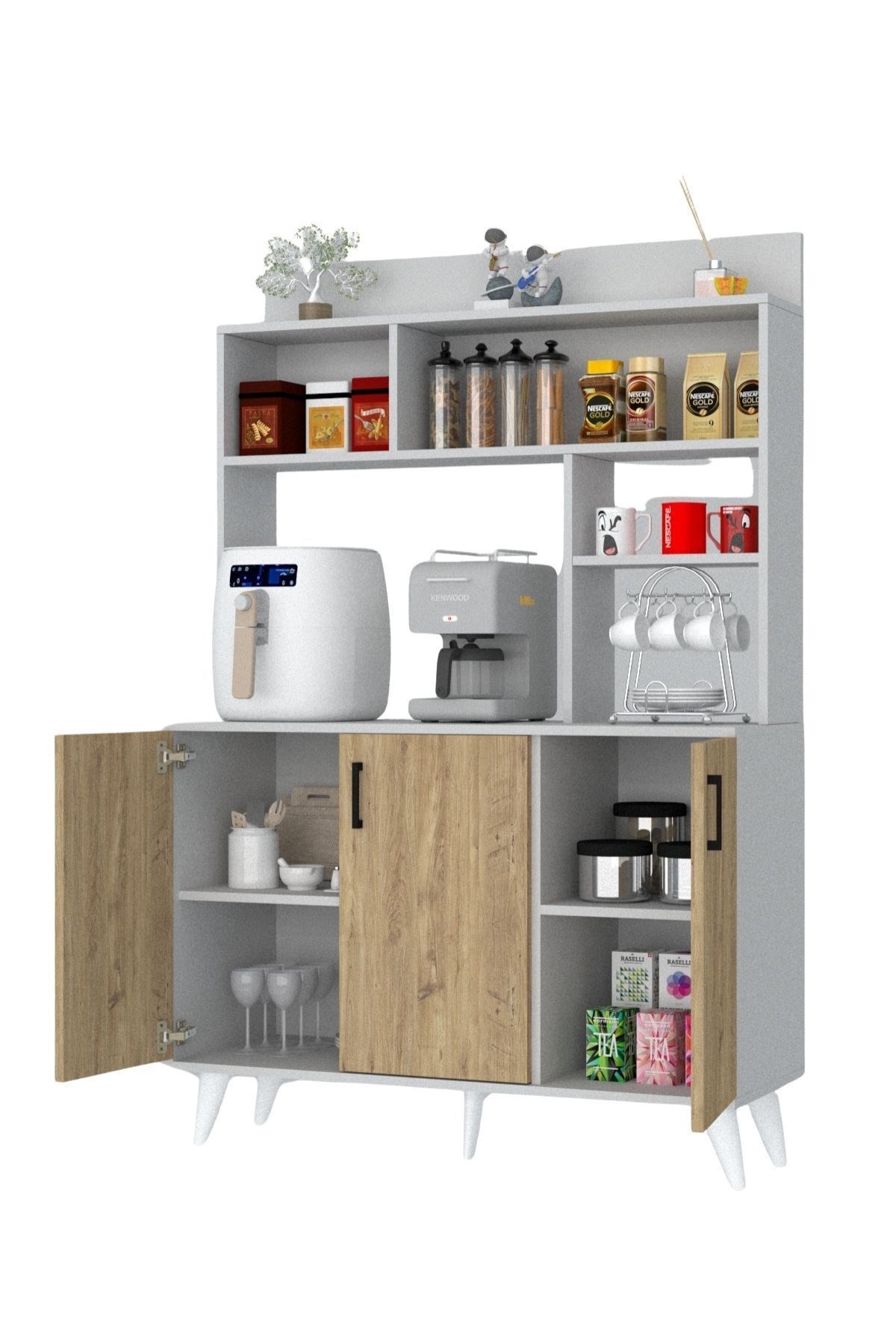 Espresso 3 Kapaklı Kahve Köşesi Çam