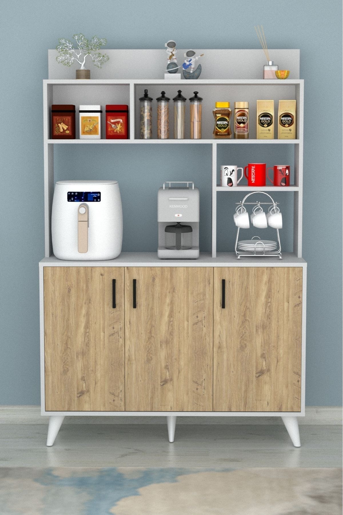 Espresso 3 Kapaklı Kahve Köşesi Çam