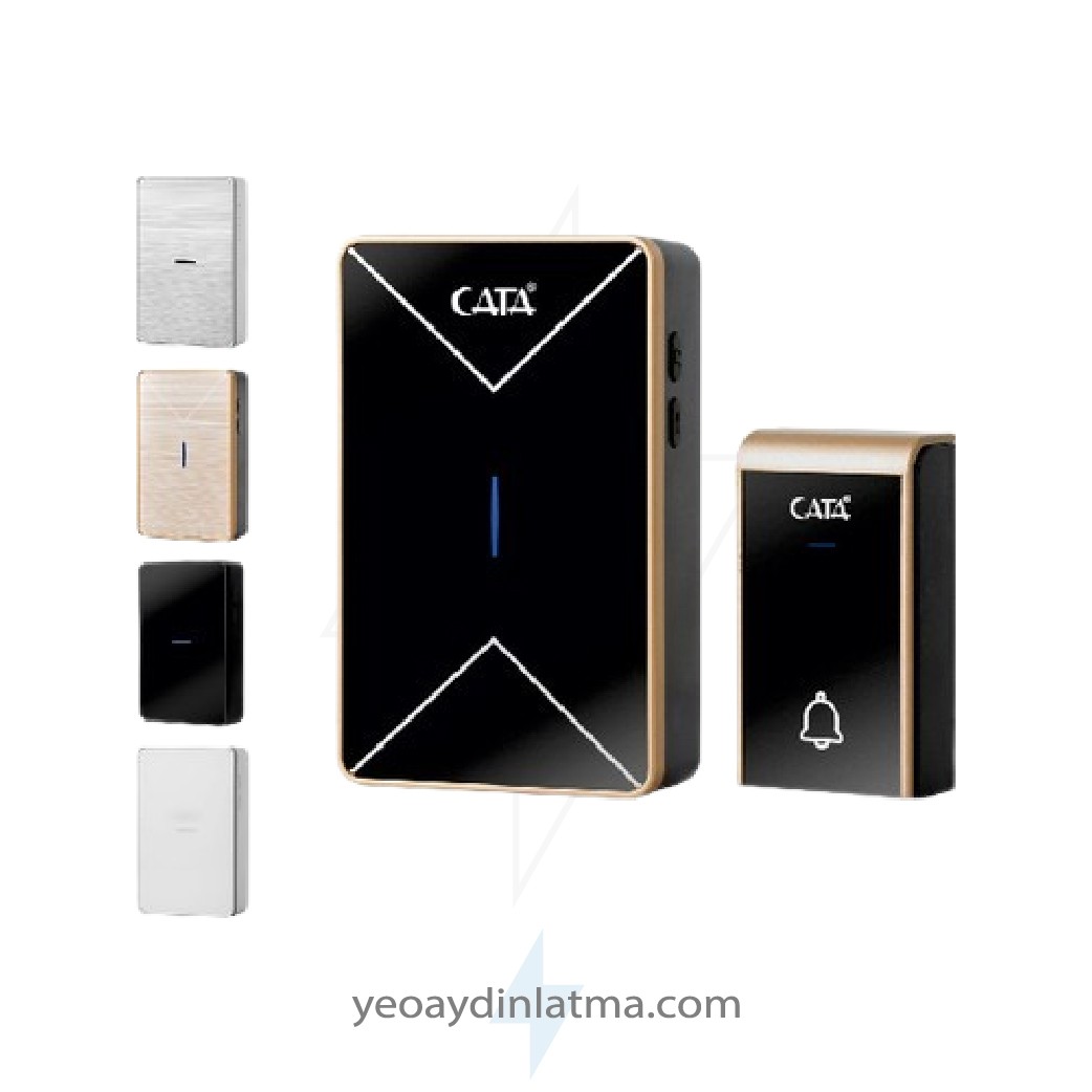 Cata CT-104 Lüks Işıklı Uzaktan Kumandalı Kapı Zili