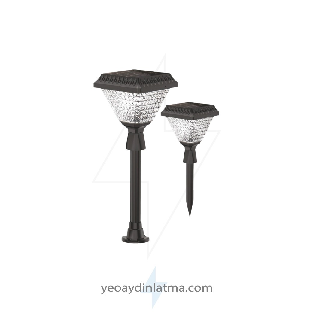 30W SOLAR LED ÇİM DİREĞİ