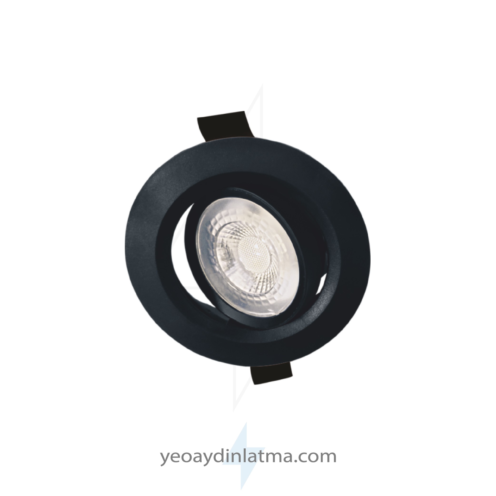 CATA CT-5200 Lal 7 Watt Sıva Altı Siyah Yuvarlak LED Spot