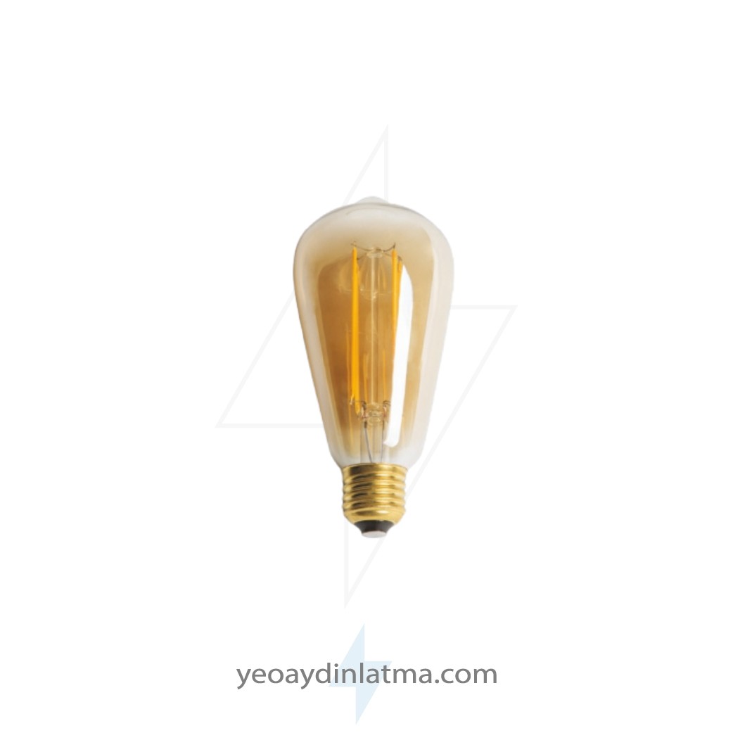 CATA CT-4290 8W Rustik LED Ampul (St-64 - Amber) 2700K