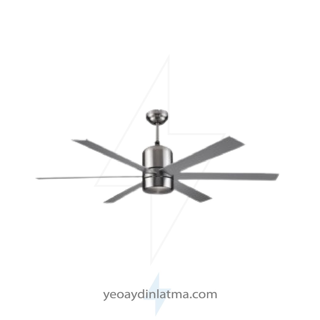 Vanti KCF286 60W 48'' Gümüş Metal 6 Kanatlı Tavan Vantilatör
