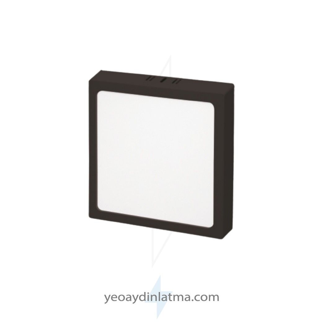 18W SIVAÜSTÜ LED ARMATÜR (SİYAH KASA )(GÜNIŞIĞI)