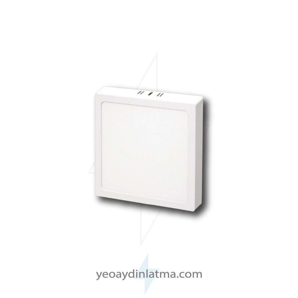 18W SIVA ÜSTÜ LED PANEL (KARE) (BEYAZ)