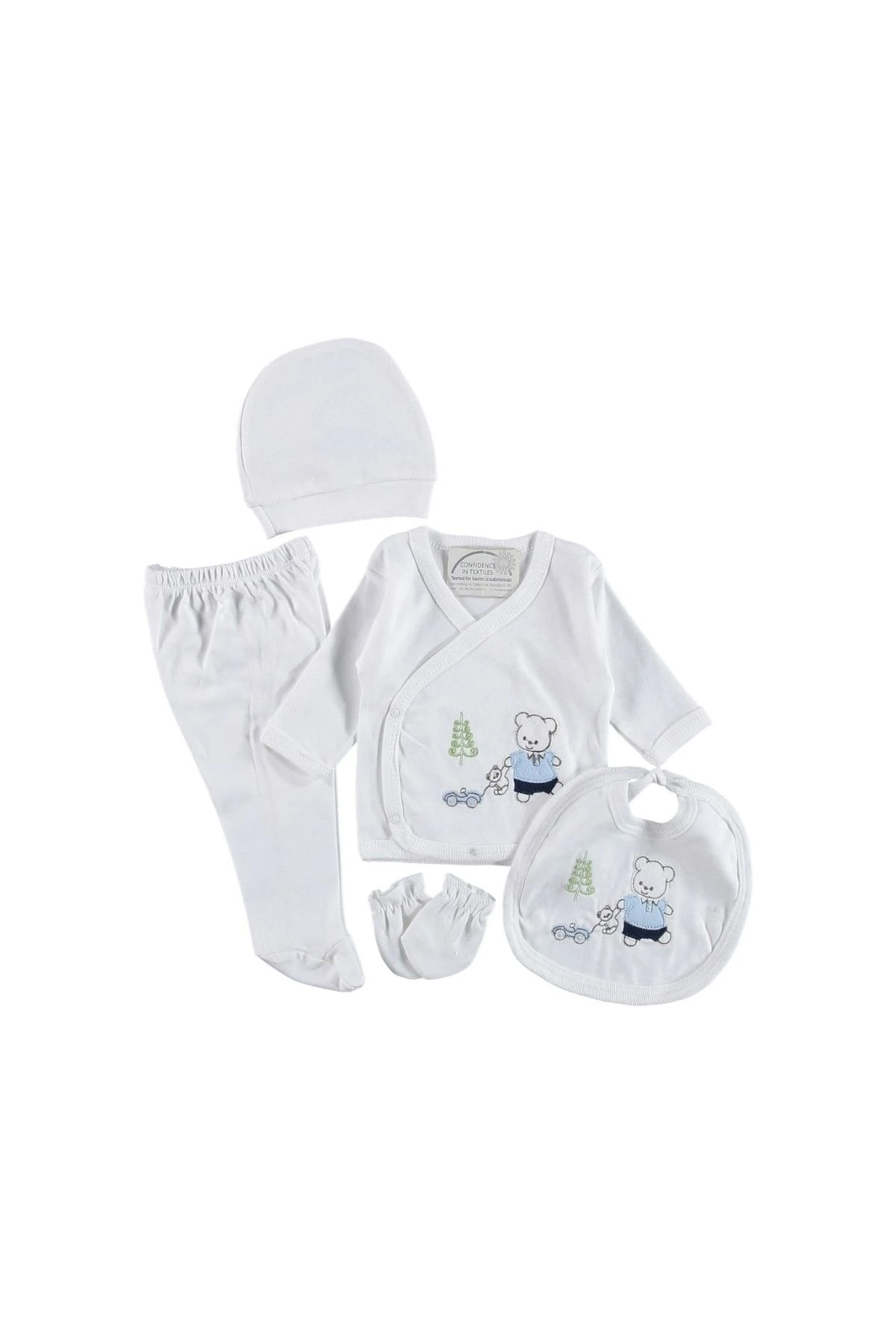 Bebekler Için 5 Parça Ayıcıklı Hediyelik Set