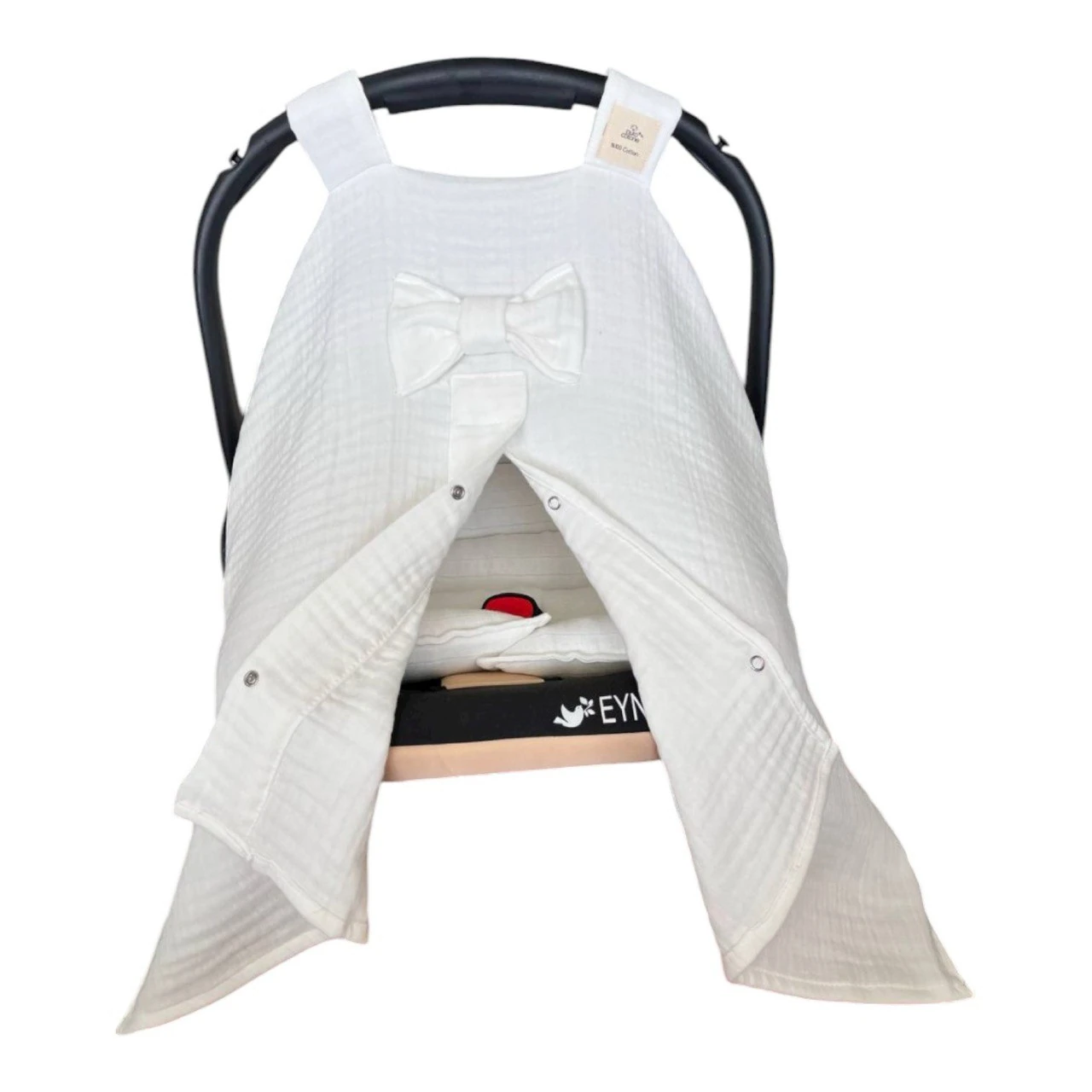 4 Kat Müslin Puset Örtüsü Ve Puset Minderi