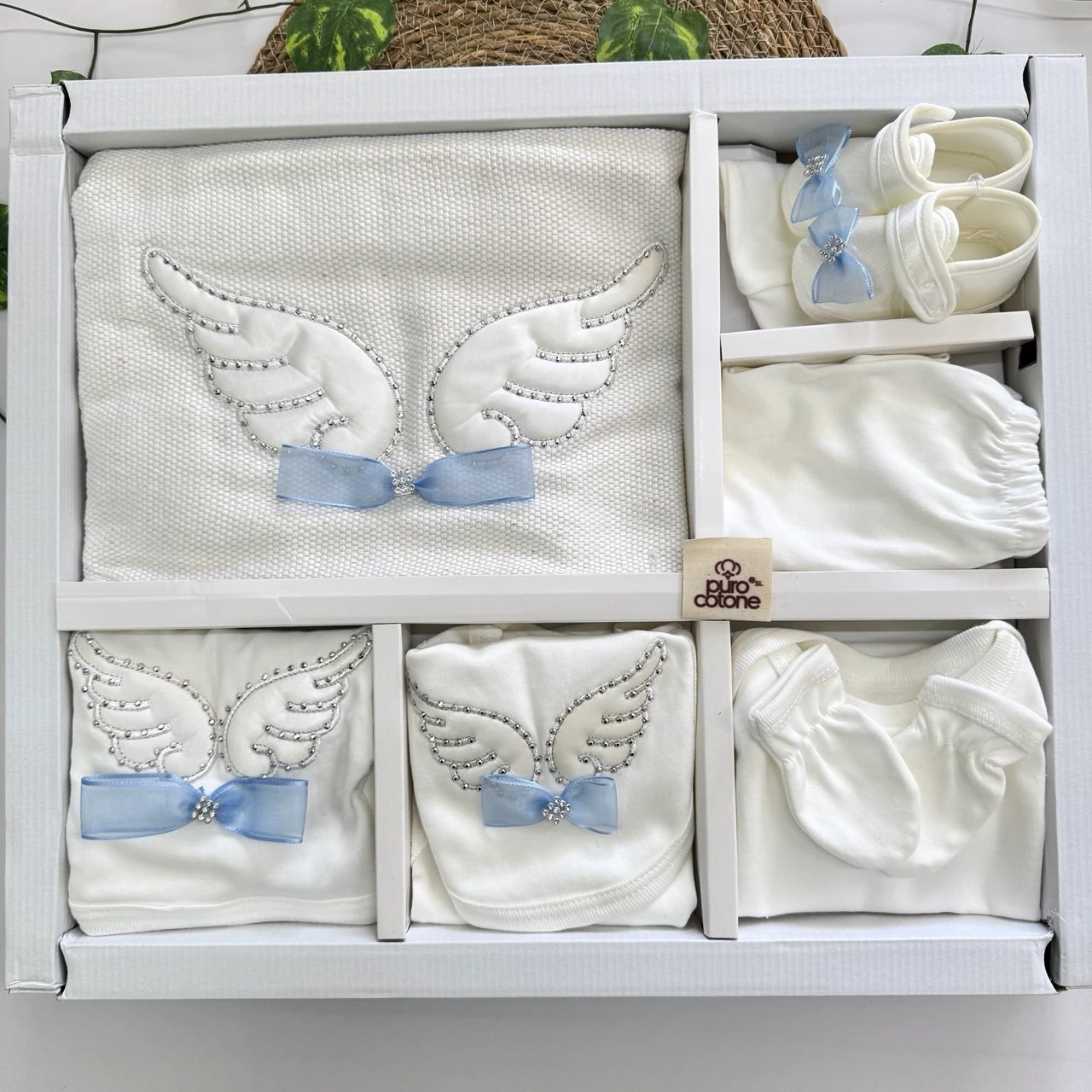 10'LU HASTANE ÇIKIŞ SETİ-MAVİ MELEK