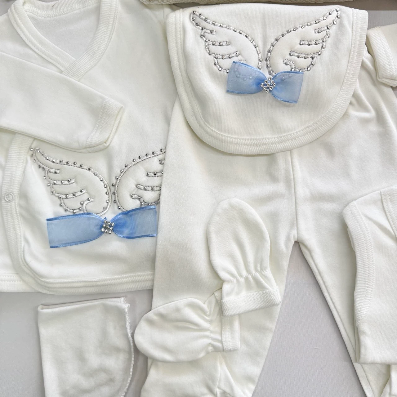 10'LU HASTANE ÇIKIŞ SETİ-MAVİ MELEK