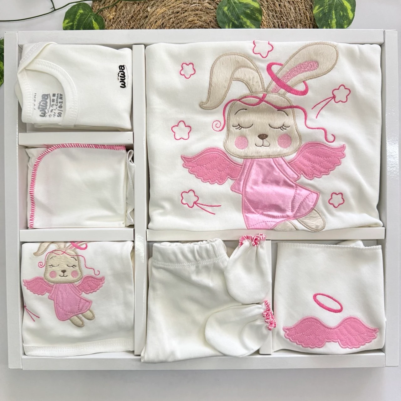 10'LU HASTANE ÇIKIŞ SETİ-PEMBE MELEK