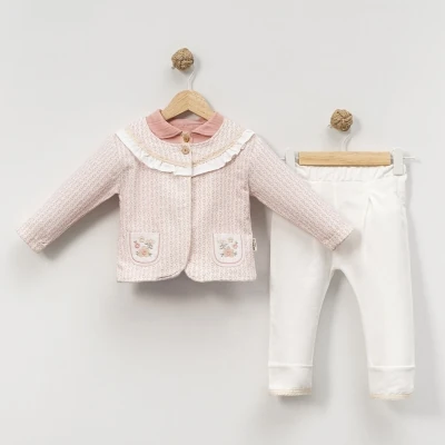 KAZAYAĞI CEKETLİ ÜÇLÜ TAKIM