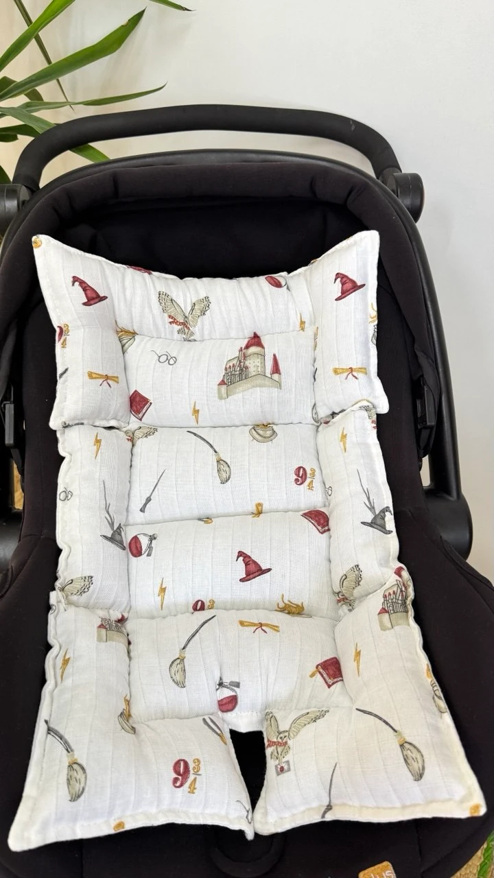 ÇİFT TARAFLI MÜSLİN ÖRTÜ VE MİNDERİ-HARRY POTTER