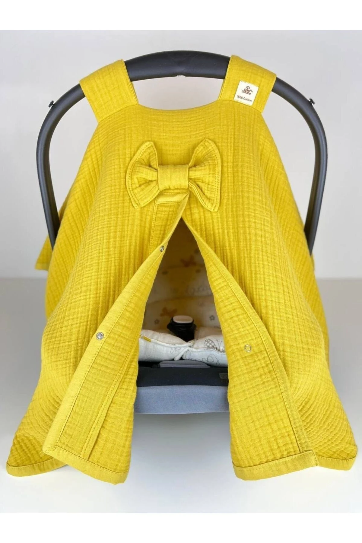 4 Kat Müslin Puset Örtüsü Ve Puset Minderi