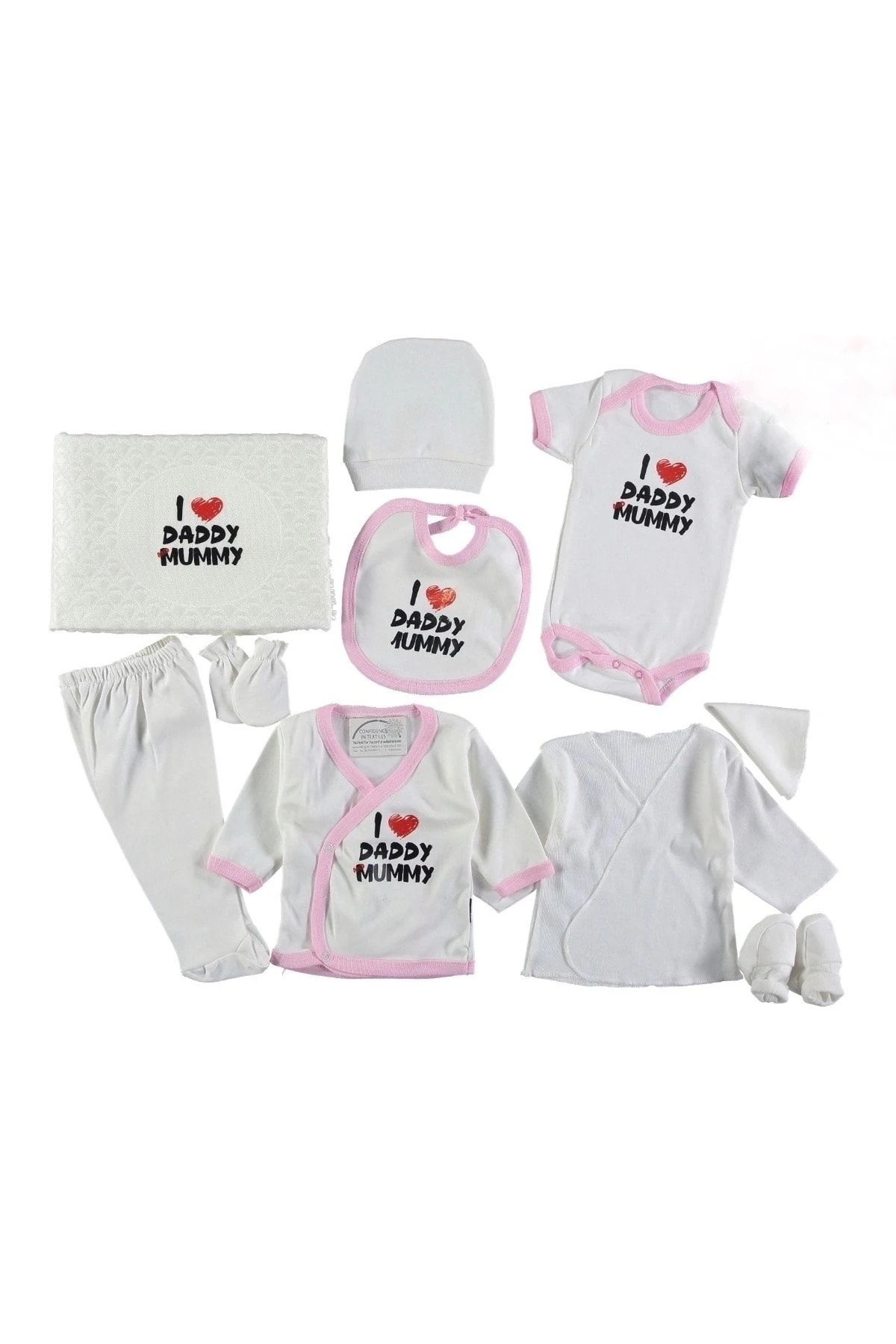 Bebekler Için Hediyelik 10’lu Set Yazı Baskılı
