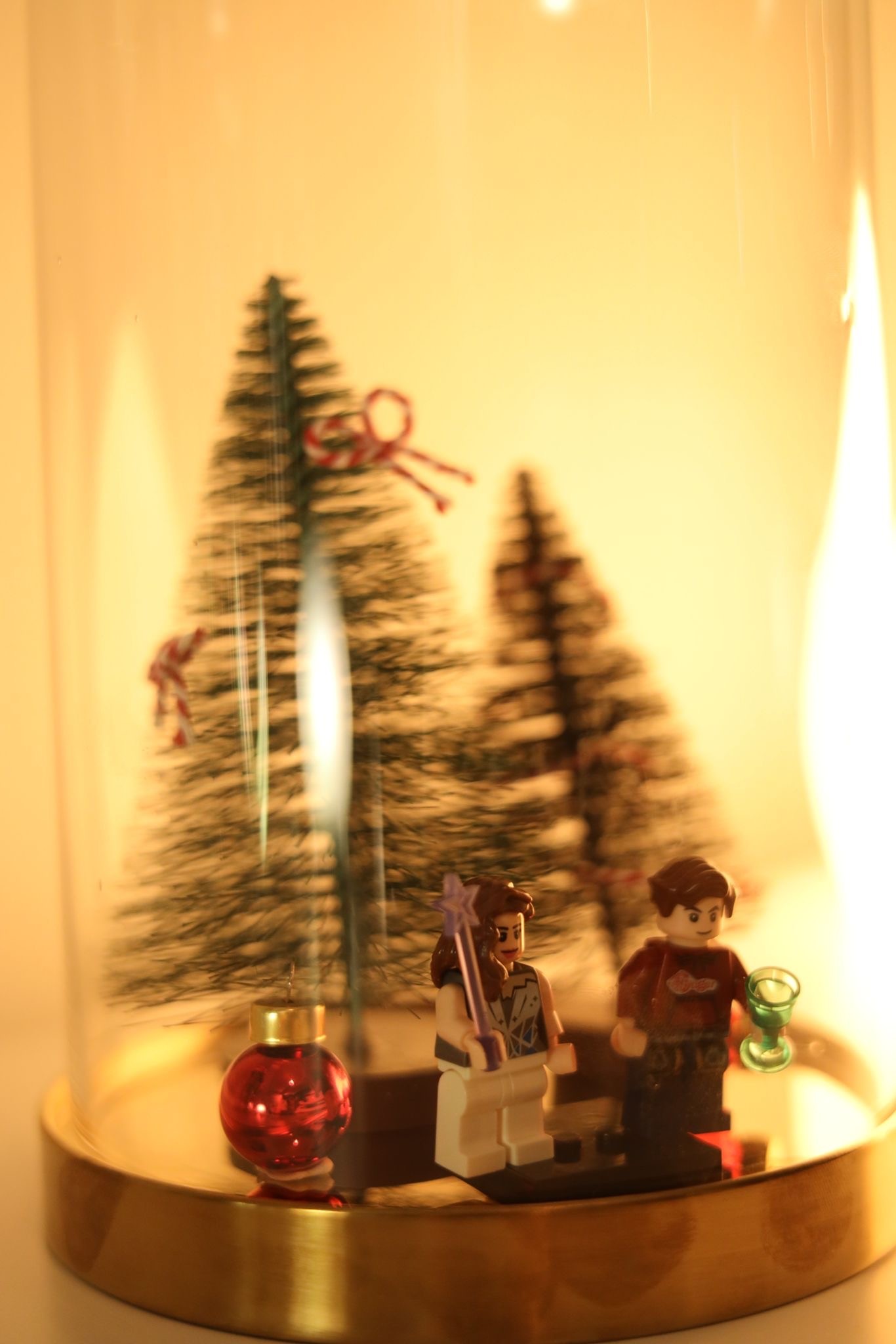 Cam Lego Minifigür Yılbaşı Küresi 
