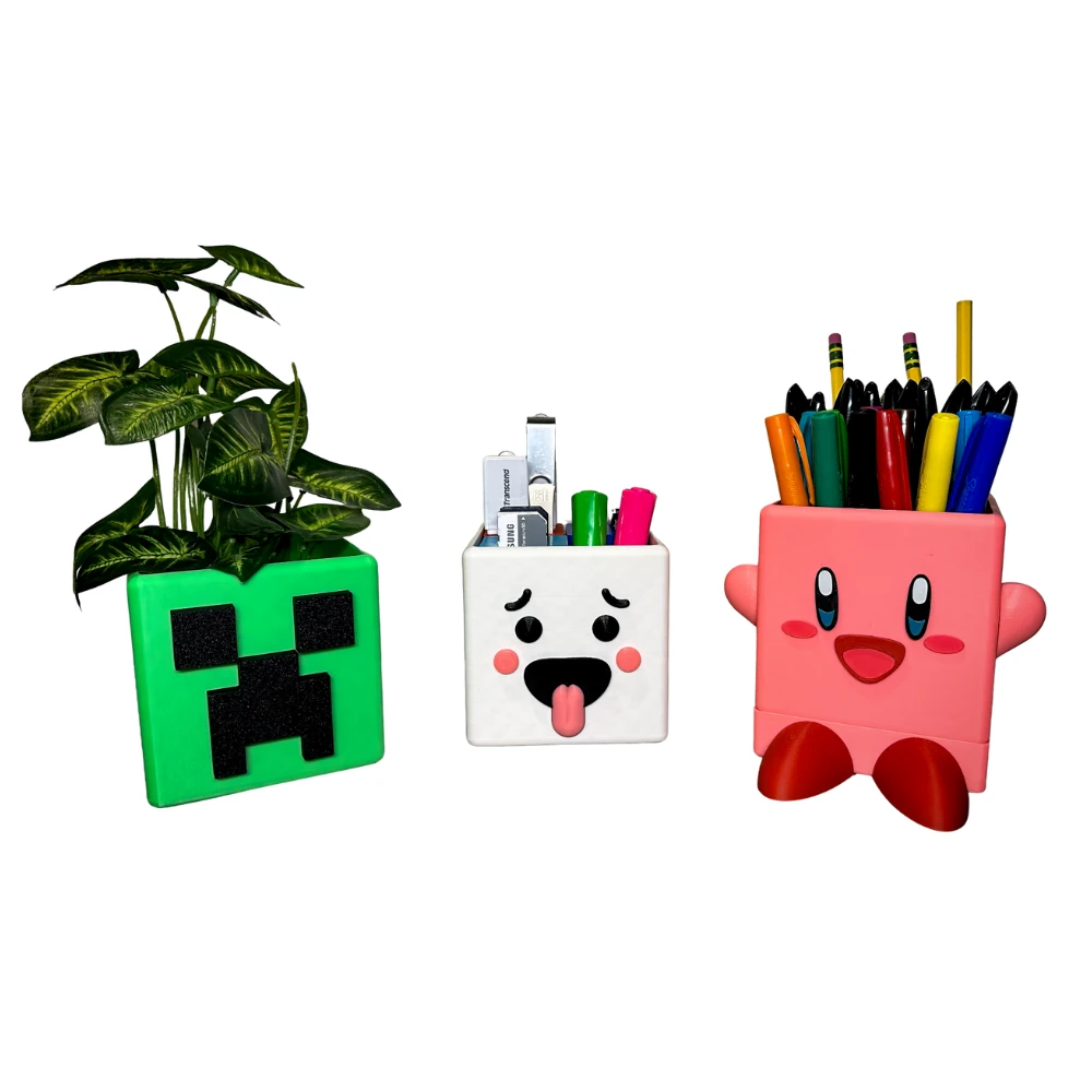 Custom Cubicle Cube – Kişiye Özel Mini Masa Bloku 3'lü Set 