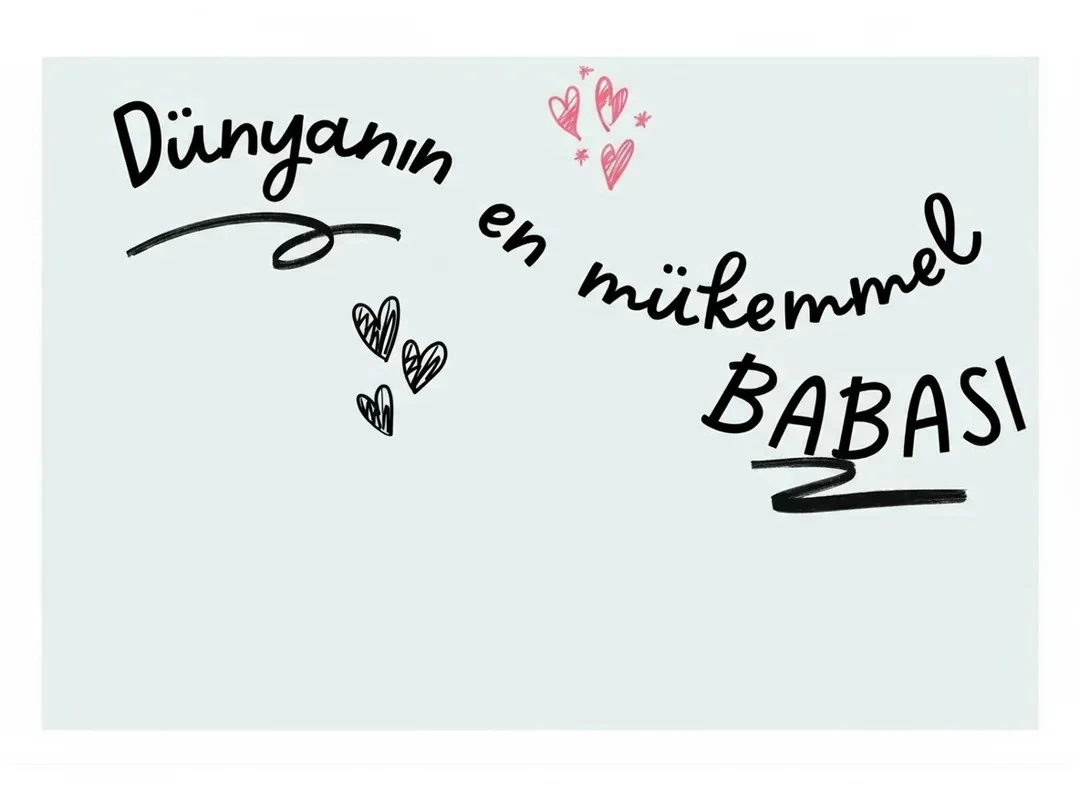 Kendi Tablonu Oluştur "Dünyanın en mükkemel babası" 