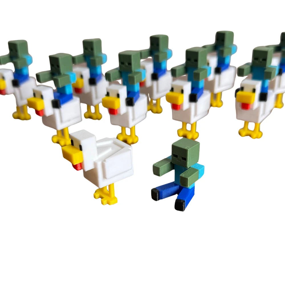 Chicken Jockey Meme Figure