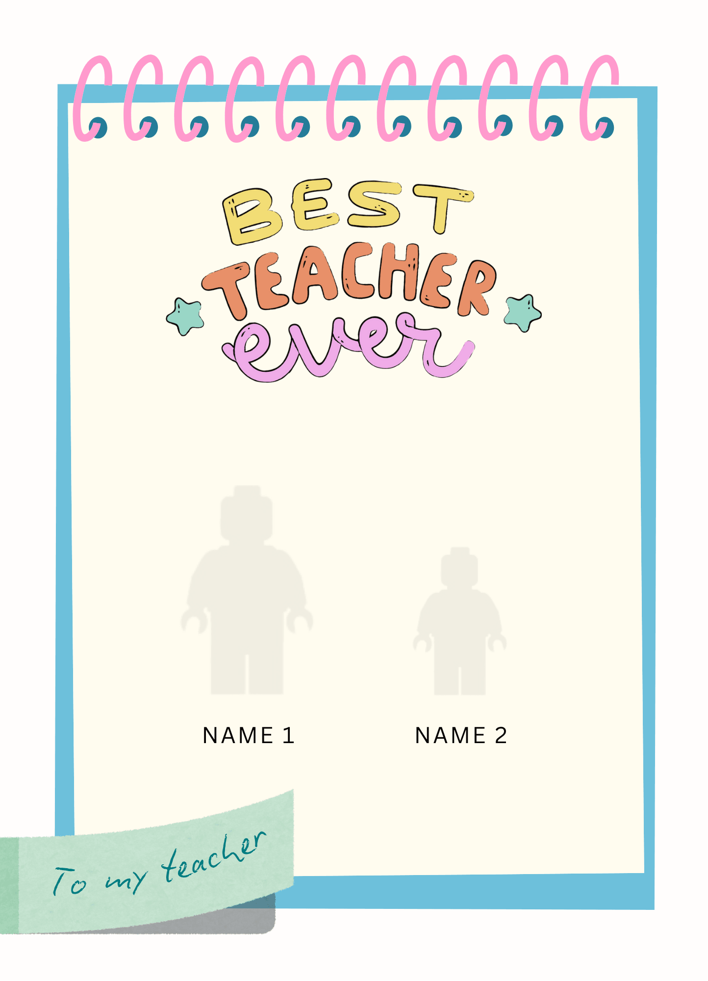 Kendi Tablonu Oluştur "Öğretmenler Günü 3"