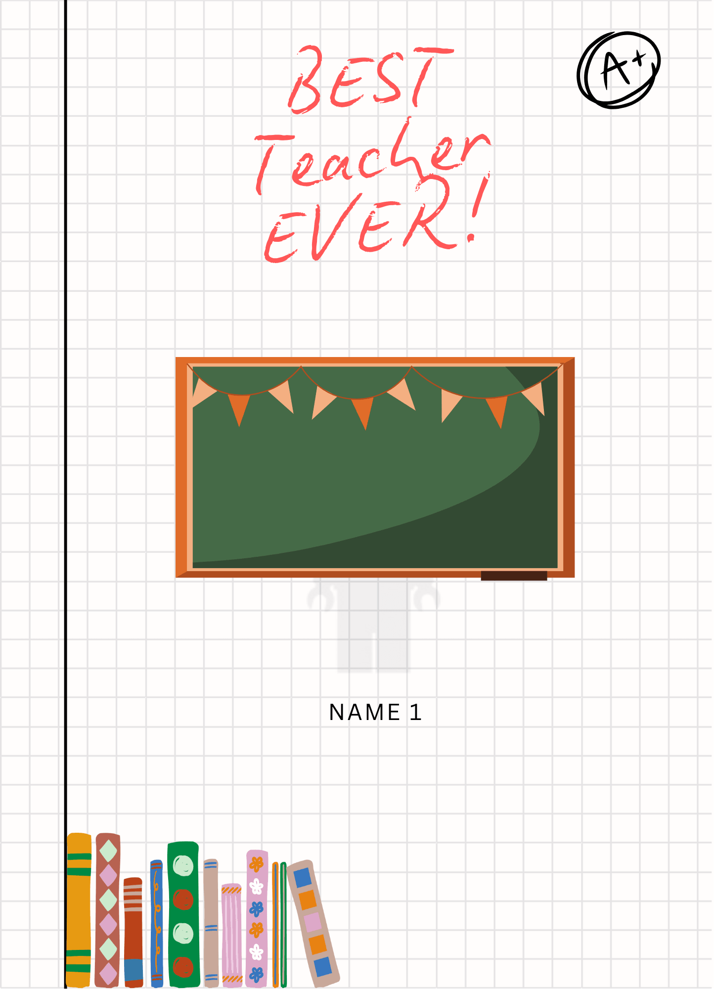 Kendi Tablonu Oluştur "Öğretmenler Günü 2"
