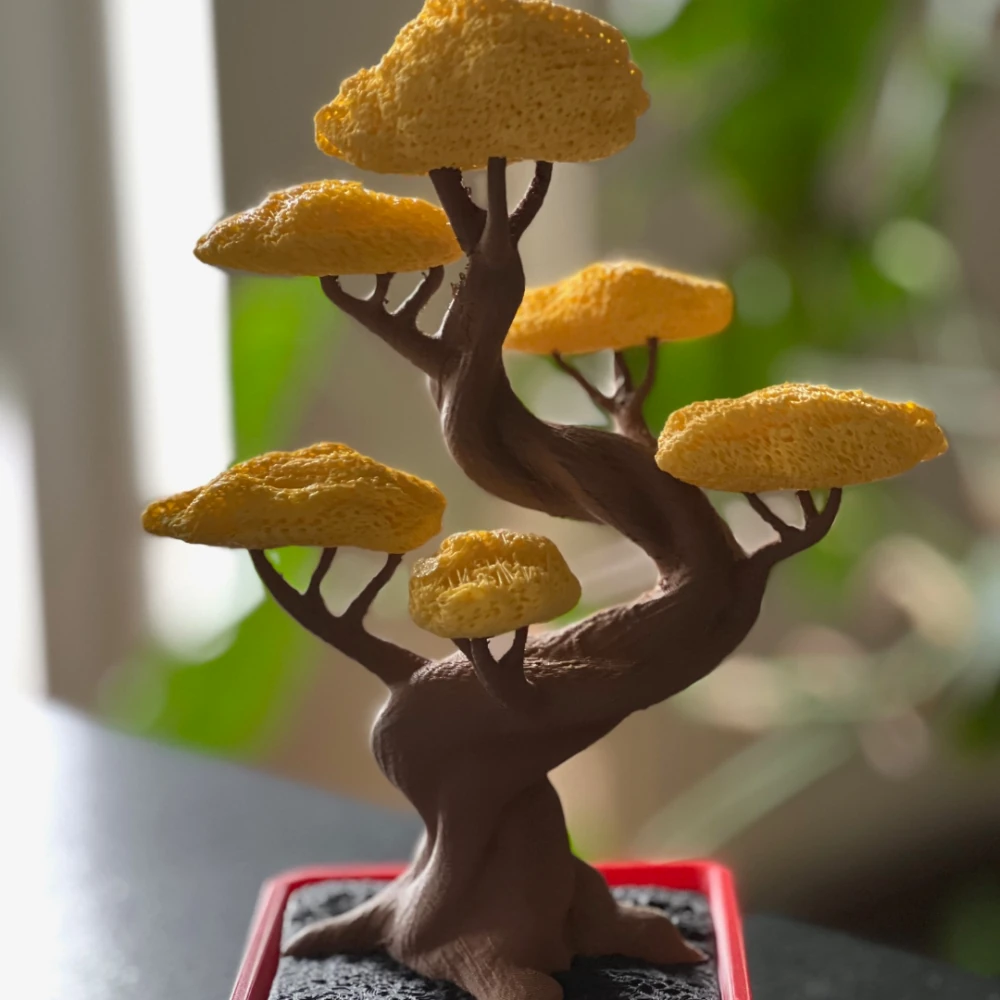 Twisted Bonsai – Bükümlü Bonsai Ağacı 3D Dekor