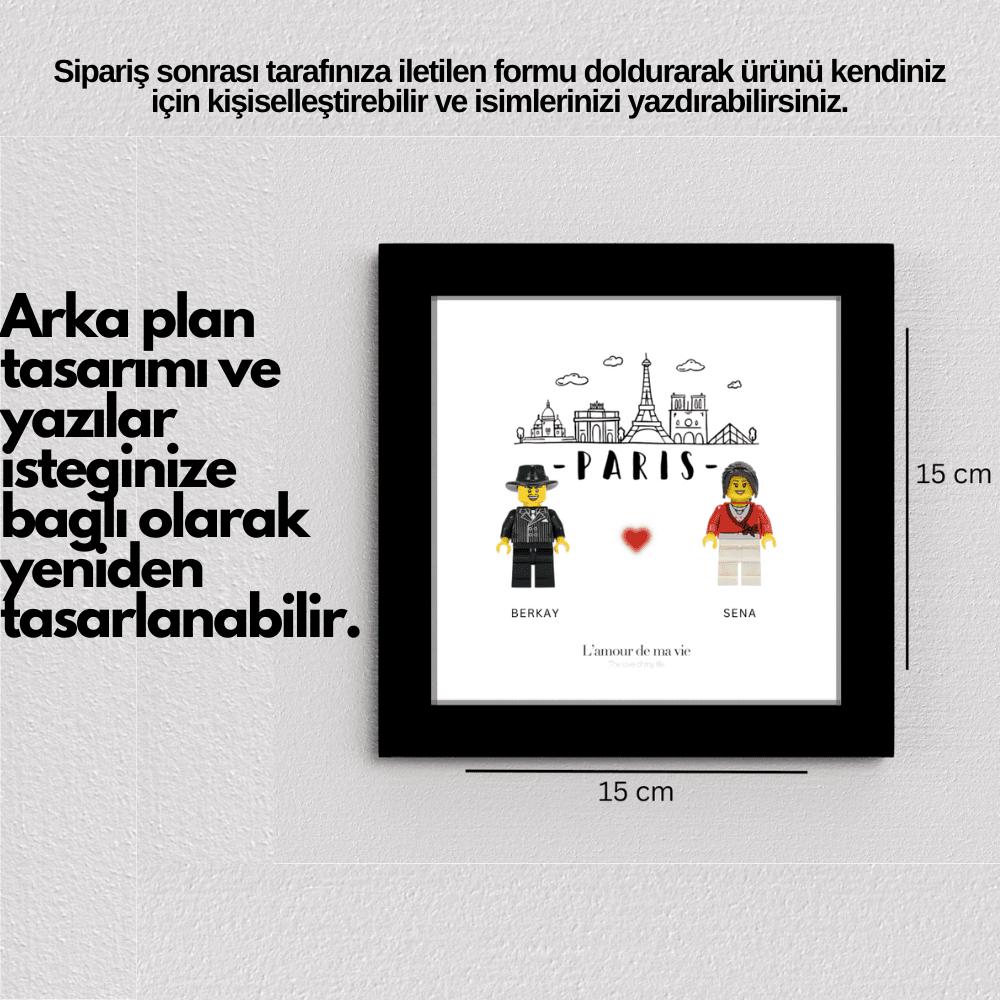 Lego Minifigür Place of Memory 20x20 (Kişiselleştirilebilir Ürün)