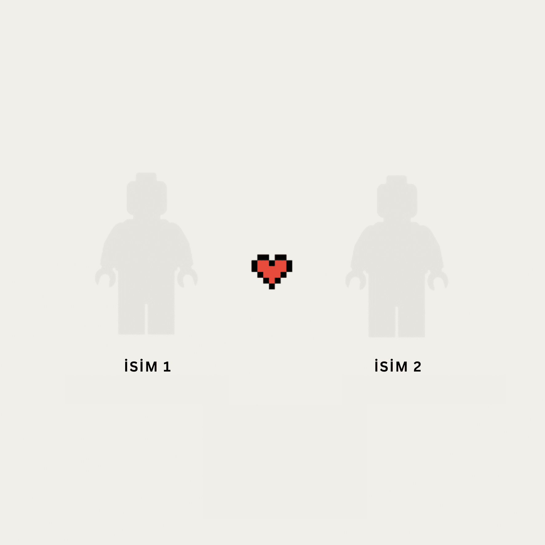 Kendi Tablonu Oluştur "Pixel Hearth" (Kişiselleştirilebilir Ürün)